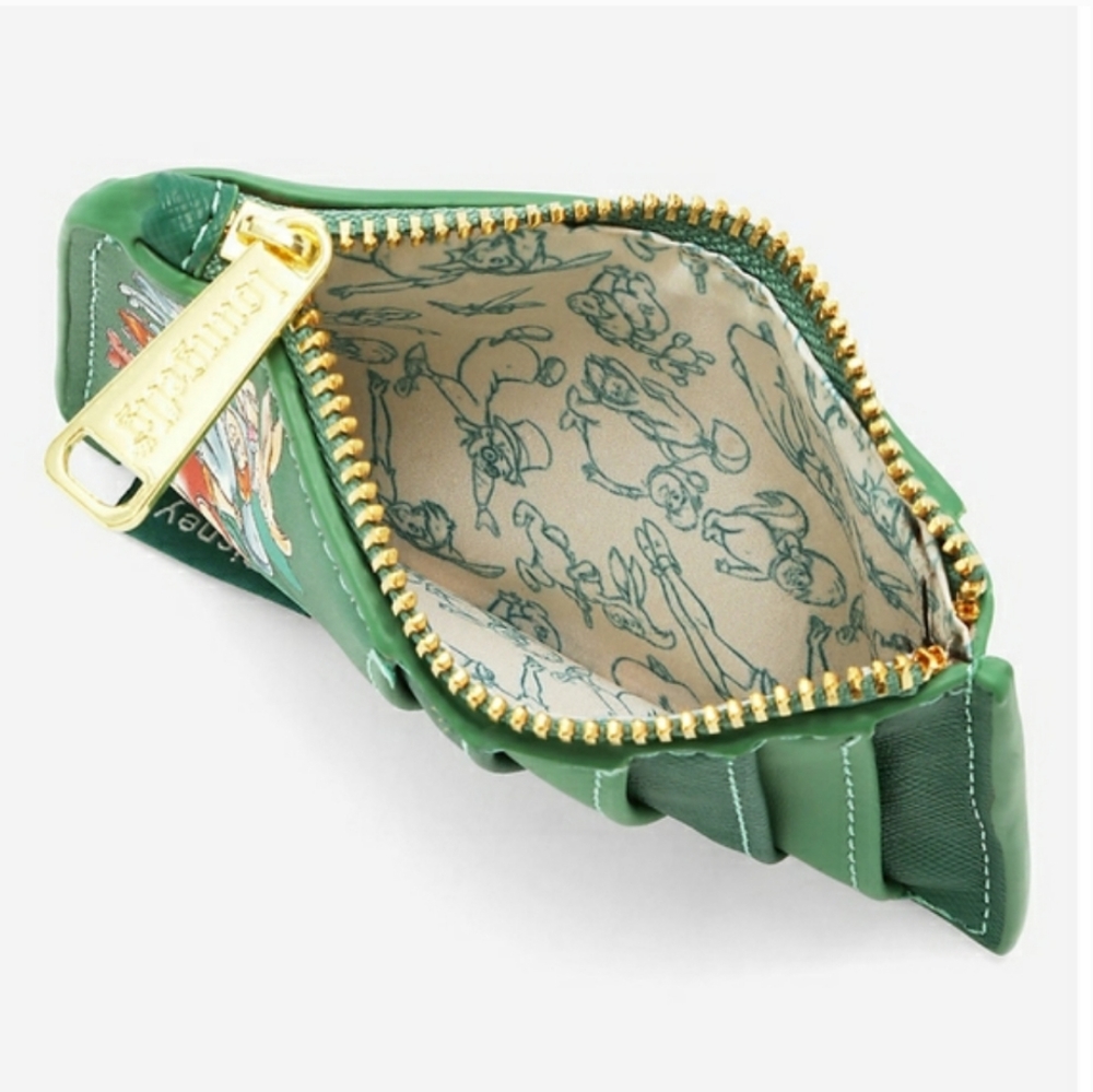NWT Loungefly Peter Pan Captain Captain Hook mini backpack and wallet set - Picture 13 of 16